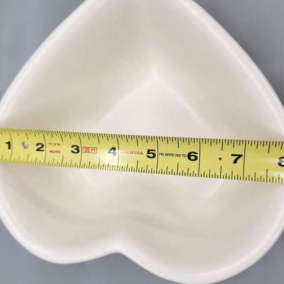 Pfaltzgraff Tea Rose Heart Serving Dish Stonewear - Picture 2 of 9